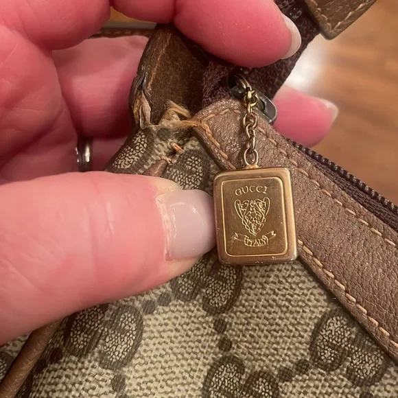 Vintage Gucci authentic taupe shoulder bag - Picture 5 of 8